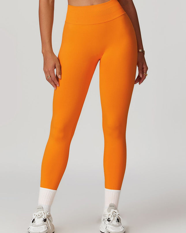 ZASUWA Female Seamless Scrunch Bum High-waisted Booty Leggings