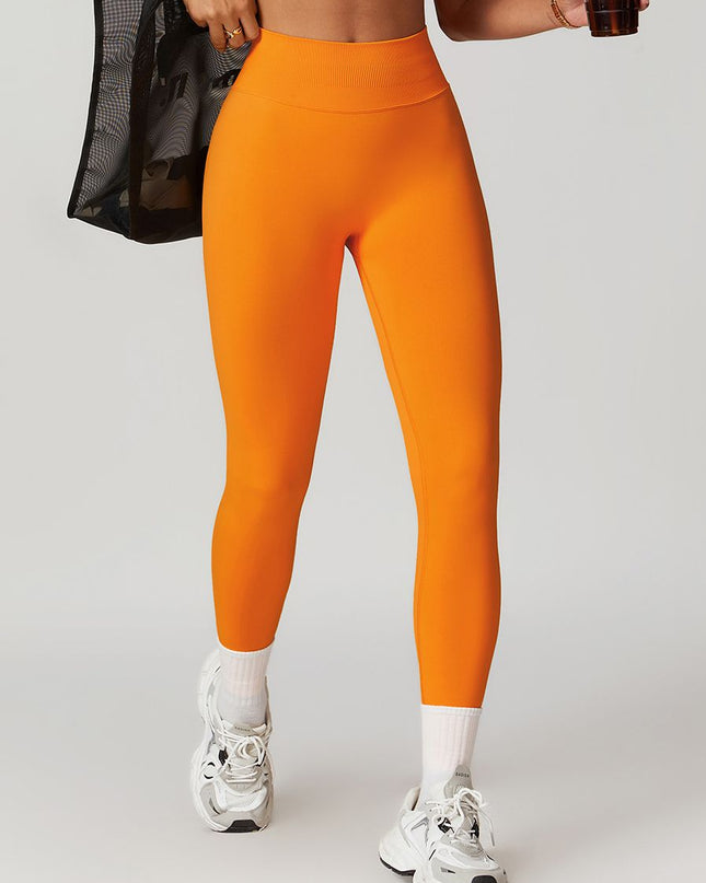 ZASUWA Female Seamless Scrunch Bum High-waisted Booty Leggings