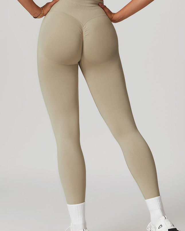 ZASUWA Female Seamless Scrunch Bum High-waisted Booty Leggings
