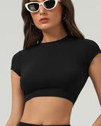 Black / S / Short Sleeves