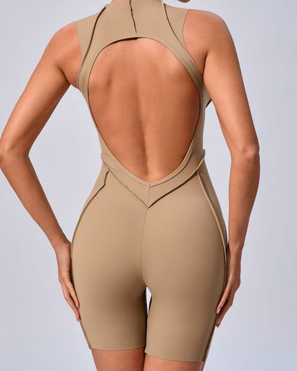 ZASUWA Female Sexy Backless Quick-dry Romper