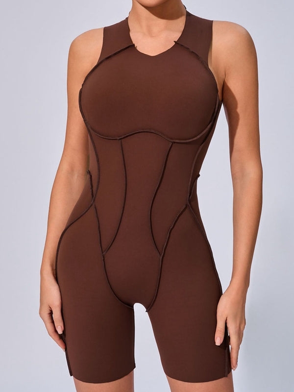 ZASUWA Female Sexy Backless Quick-dry Romper