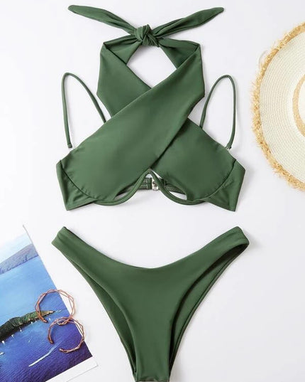 ZASUWA Female Cross Beach Bikini Set