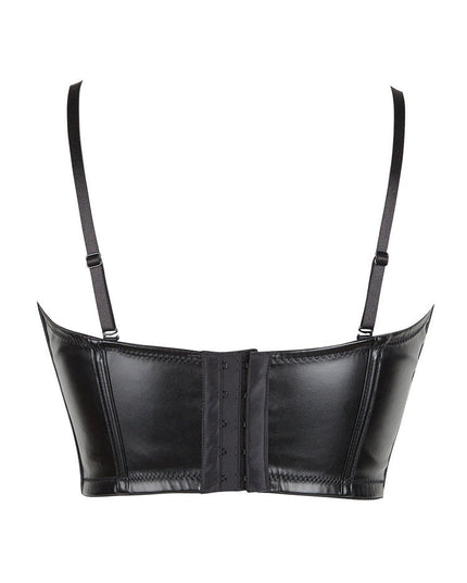 ZASUWA Female Faux Leather Roman Kont Corset Shapewear