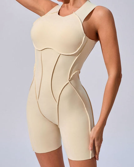 ZASUWA Female Sexy Backless Quick-dry Romper