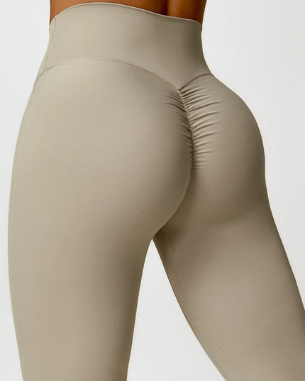 ZASUWA Female Scrunch Bum High-rise Leggings