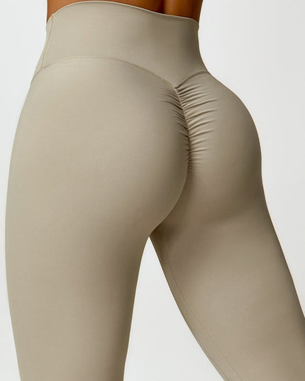 ZASUWA Female Scrunch Bum High-rise Fitness Leggings