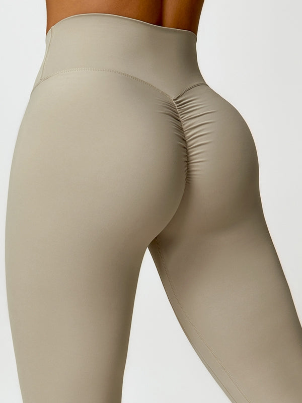 ZASUWA Female Scrunch Bum High-rise Fitness Leggings