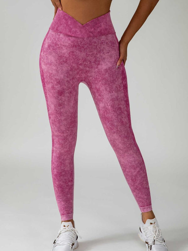 ZASUWA Female Denim Scrunch Bum High-rise Leggings