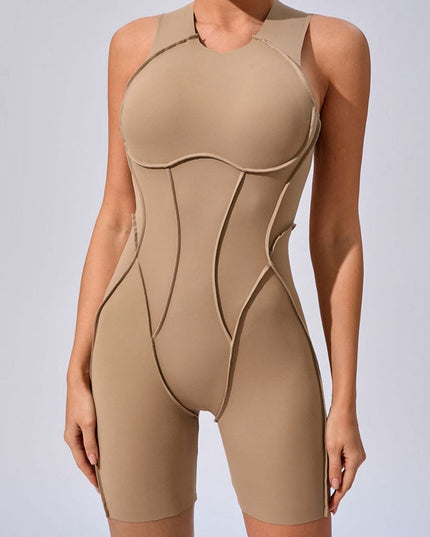 ZASUWA Female Sexy Backless Quick-dry Romper