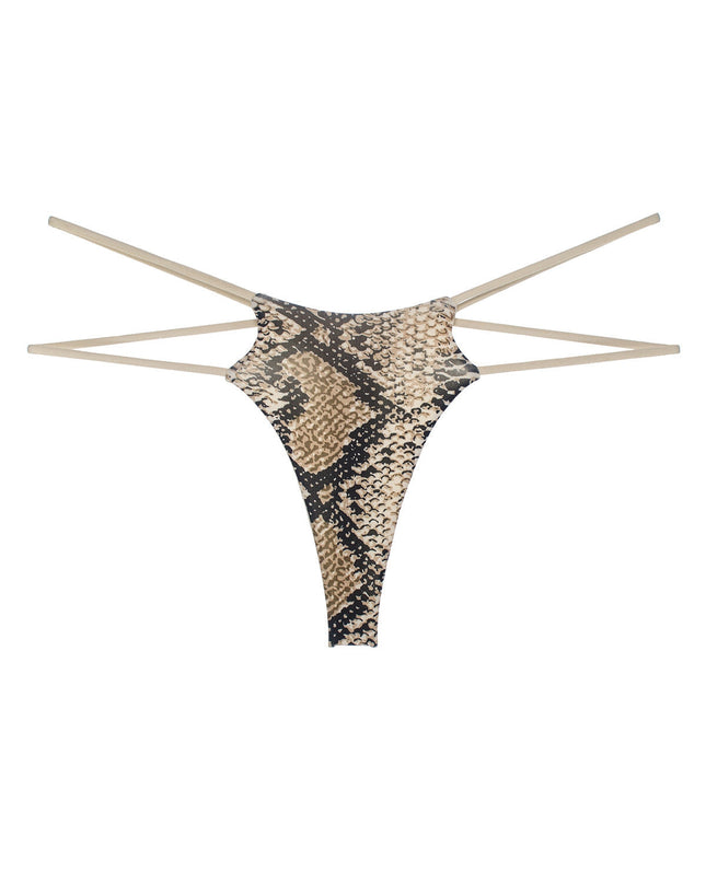 ZASUWA Female Unique Double Girdle Leopard Sports Panties