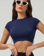 Navy / S / Short Sleeves