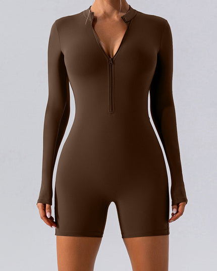 ZASUWA Female Zipper Hip-lift Romper