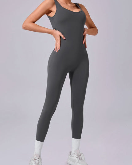 ZASUWA Female Cutout Backless Jumpsuit