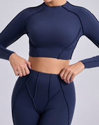 Navy / S / Long Sleeves