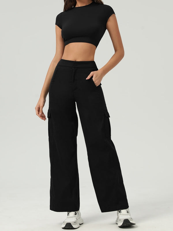 ZASUWA Female Pocket Casual Cargo Style Tracksuit