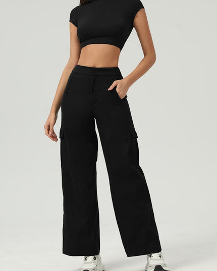 ZASUWA Female Basic Must-have Cropped Short Sleeves