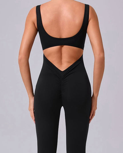 ZASUWA Female Cutout Backless Jumpsuit