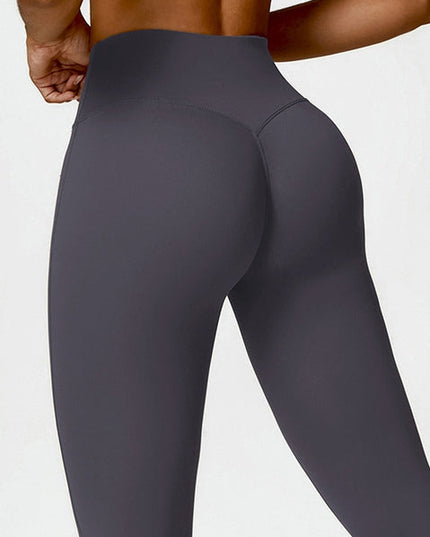 ZASUWA Female Scrunch Bum Seamless Yoga Leggings