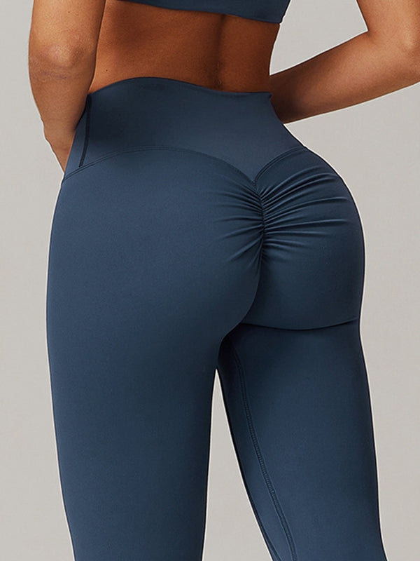 ZASUWA Female Scrunch Bum High-rise Leggings