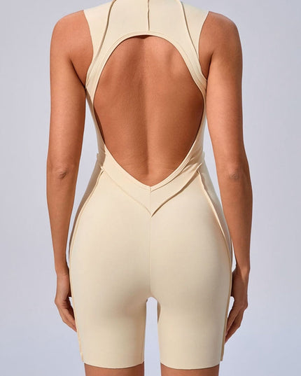 ZASUWA Female Sexy Backless Quick-dry Romper
