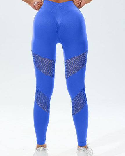 ZASUWA Female Fishnet Quick Dry Tight Yoga Leggings