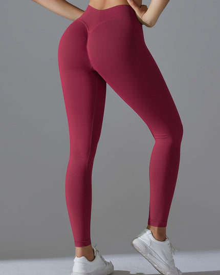 ZASUWA Female Seamless Scrunch Bum Yoga Leggings