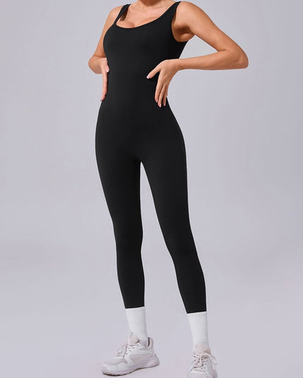 ZASUWA Female Cutout Backless Jumpsuit