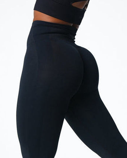 ZASUWA Female Sexy Scrunch Bum Hip-lift Seamless Leggings