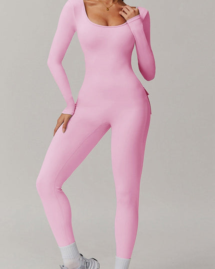 ZASUWA Female Sexy Cutout Pocket Booty Cargo Jumpsuit