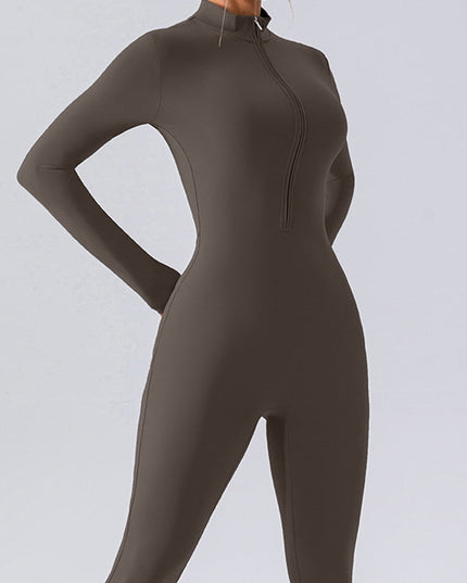 ZASUWA Female Zipper Fleece Jumpsuit