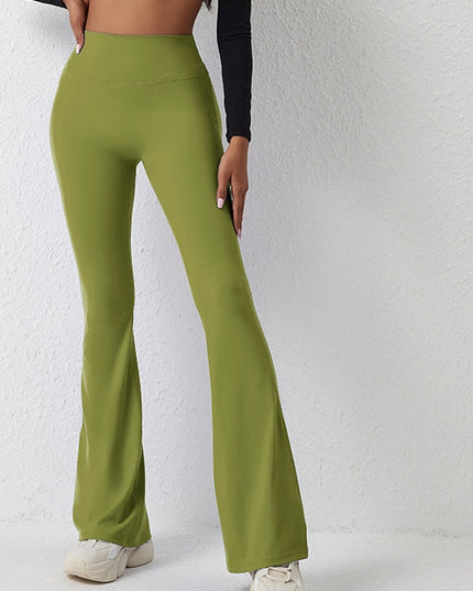 ZASUWA Female Flare Scrunch Bum Pants