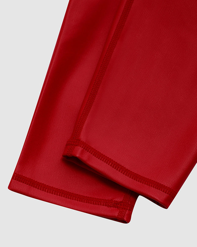 ZASUWA Female Faux Leather Corset Leggings