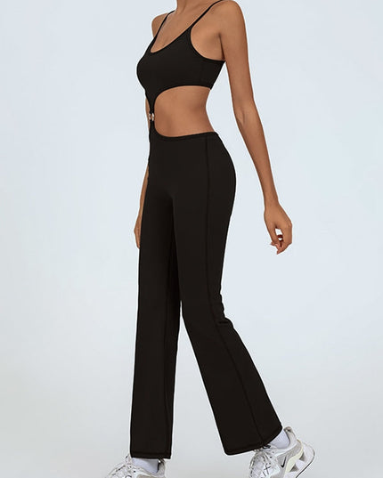 ZASUWA Female Flare Cutout Jumpsuit