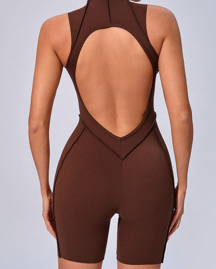 ZASUWA Female Sexy Backless Quick-dry Romper