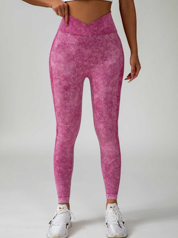 ZASUWA Female Denim Scrunch Bum High-rise Leggings