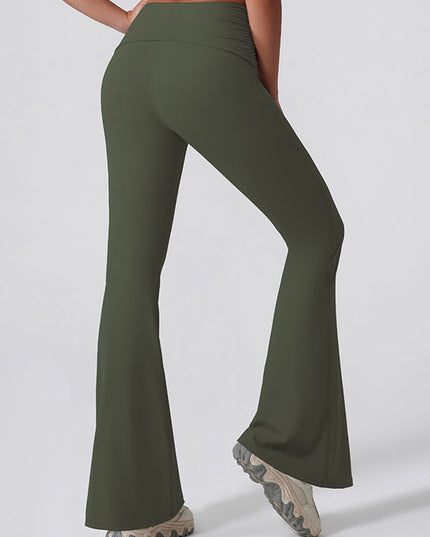 ZASUWA Female Twist Flare Hip-lift Leggings