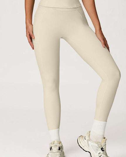 ZASUWA Female V shape-waist Pocket Leggings