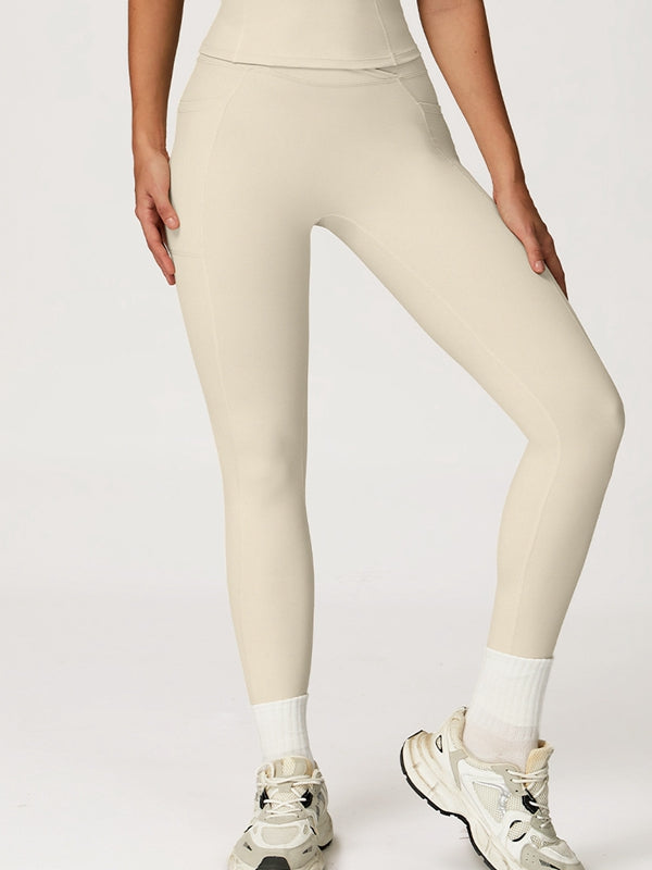 ZASUWA Female V shape-waist Pocket Leggings