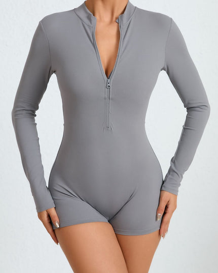 ZASUWA Female Zipper Hip-lift Romper