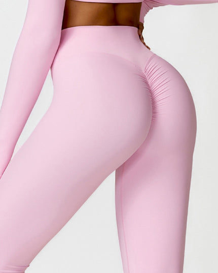 ZASUWA Female Scrunch Bum High-rise Leggings