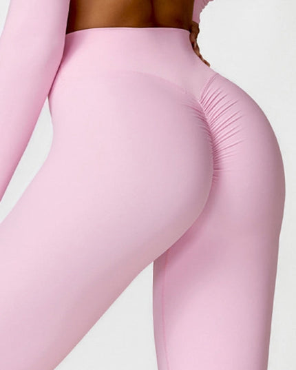 ZASUWA Female Scrunch Bum High-rise Leggings