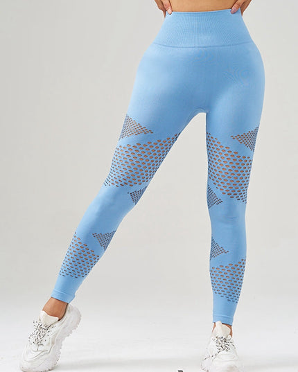 ZASUWA Female Fishnet Scrunch Bum Seamless Leggings