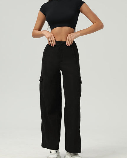 ZASUWA Female Pocket Casual Cargo Pants