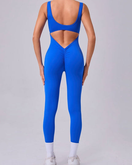 ZASUWA Female Cutout Backless Jumpsuit