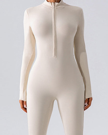 ZASUWA Female Zipper Fleece Jumpsuit