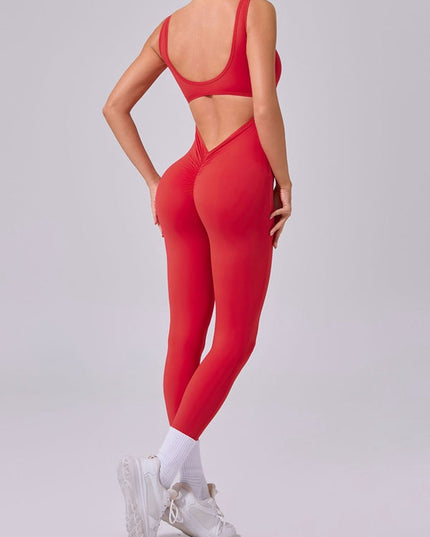 ZASUWA Female Cutout Backless Jumpsuit