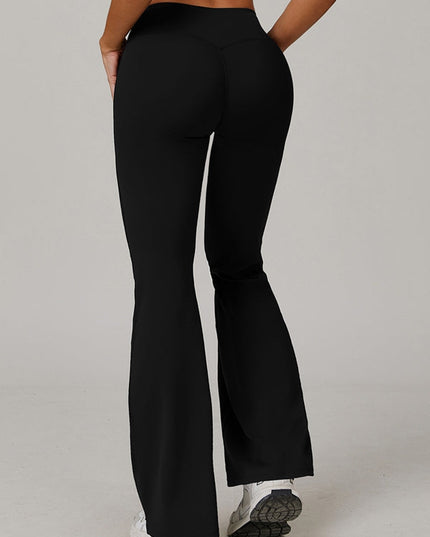 ZASUWA Female Sexy V-shape Waist Flare Leggings