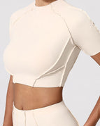 Ivory / S / Short Sleeves