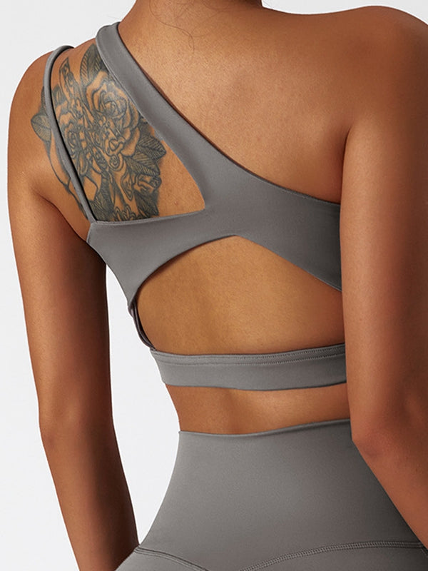 ZASUWA Female Cut Out Breathable Sports Bras